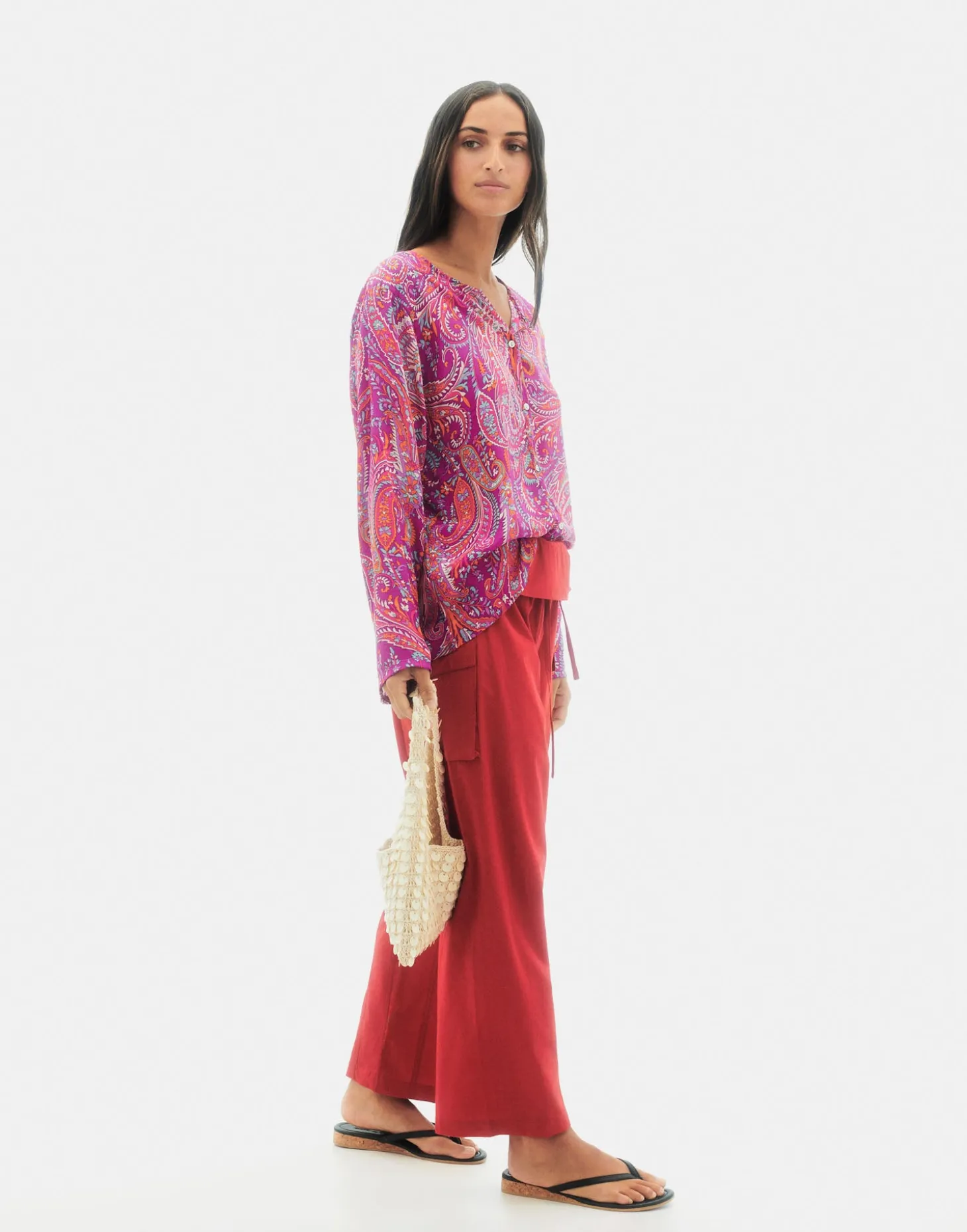 Natura Selection Camisas Y Blusas>Camisa Paisley