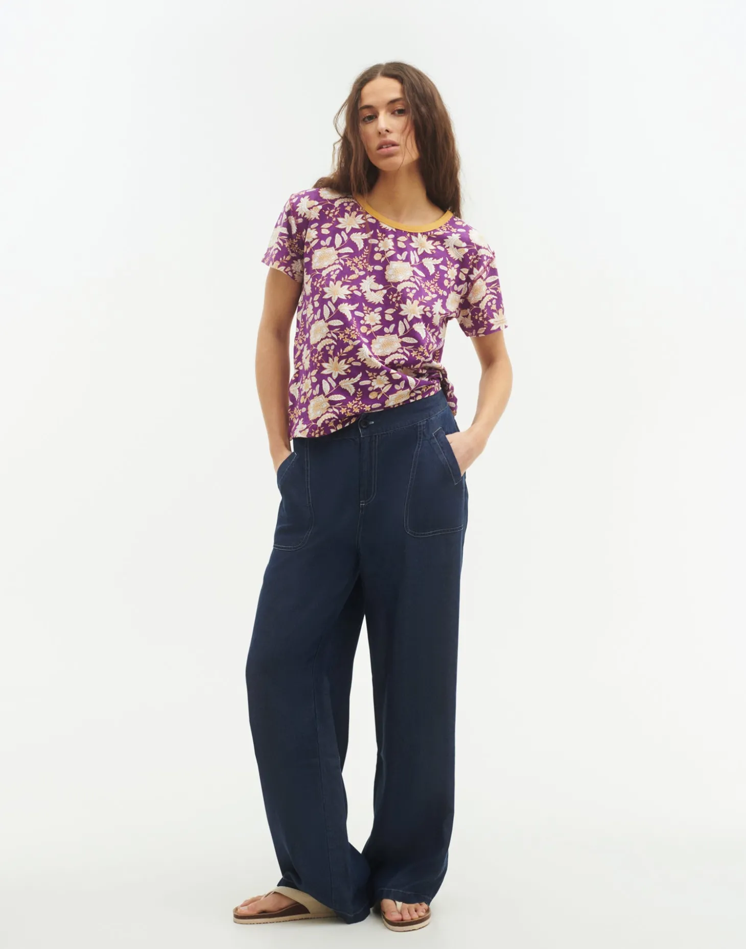 Natura Selection Camisetas Y Tops>Camiseta Print Indio