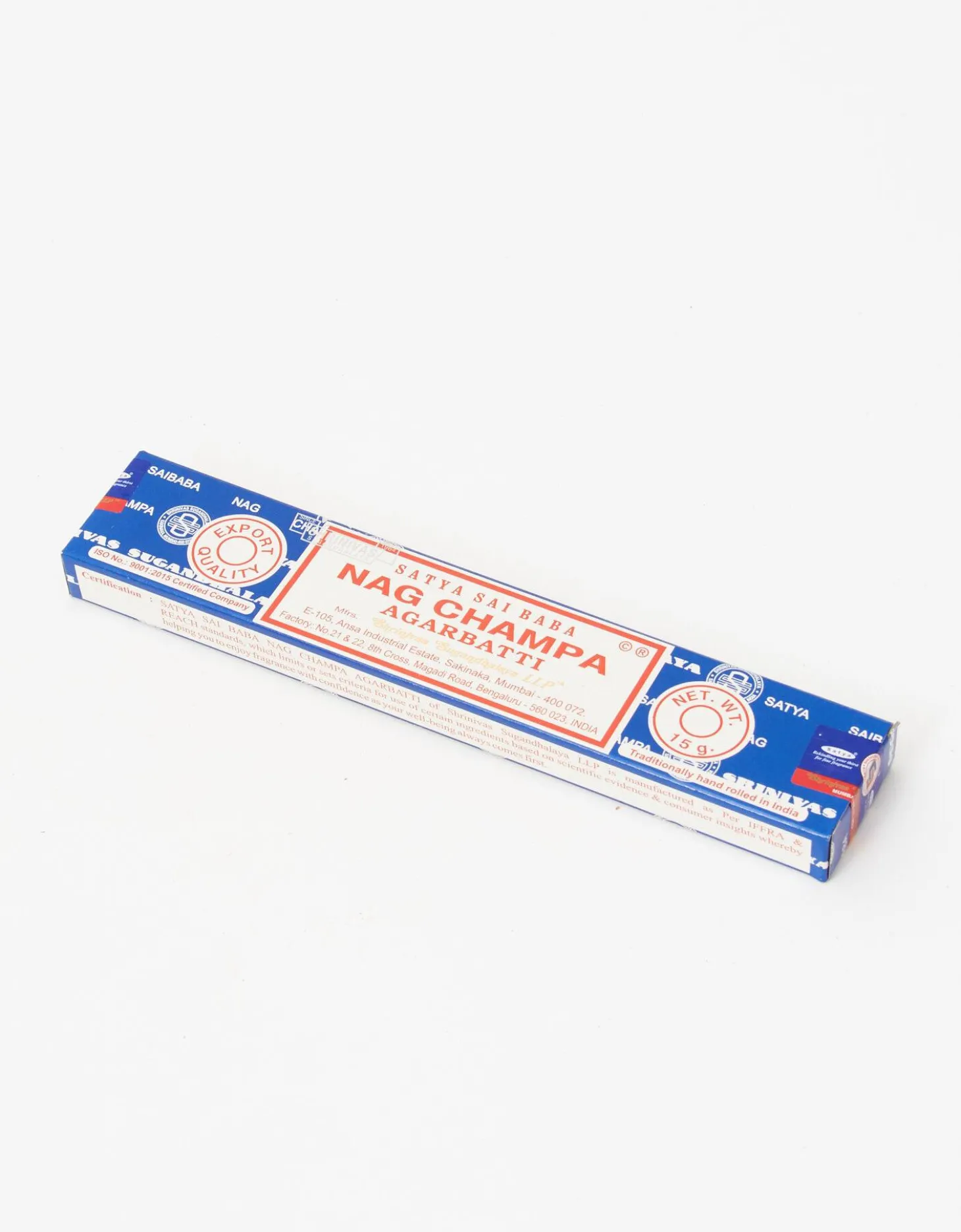 Natura Selection Aromas Y Difusores | Inciensos>Incienso Nag Champa Azul