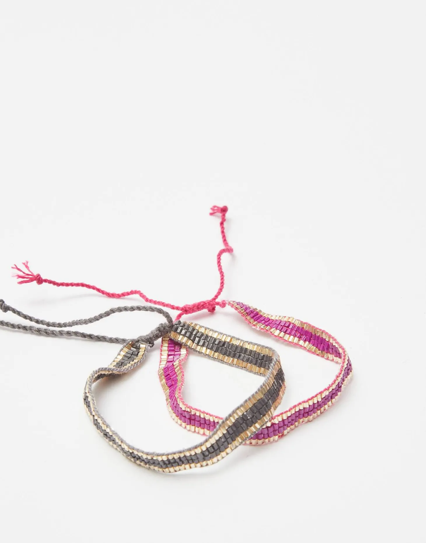 Natura Selection Bisutería>Pack 2 Pulseras Ribete Dorado
