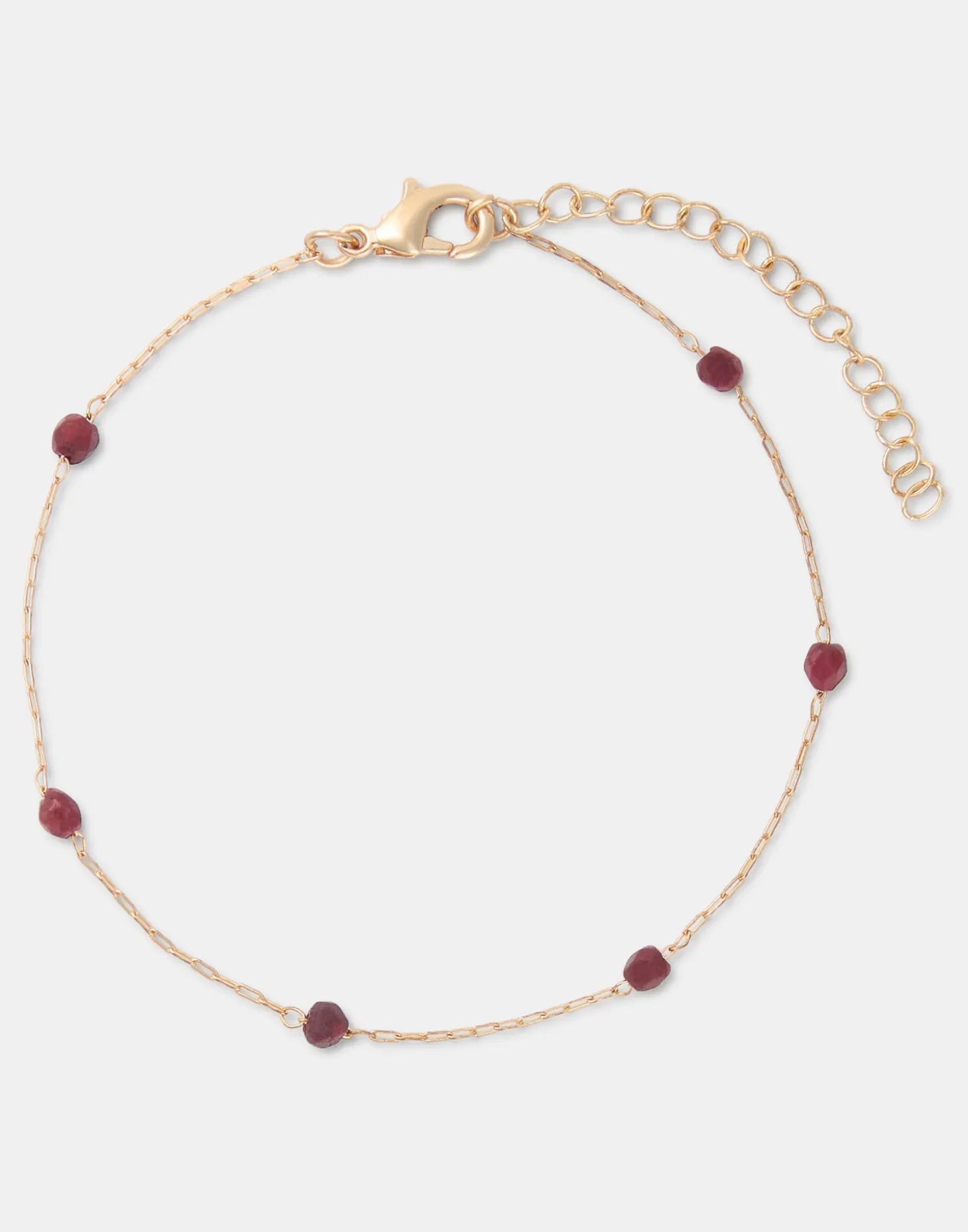 Natura Selection Bisutería>Pulsera Dorada Piedra Color