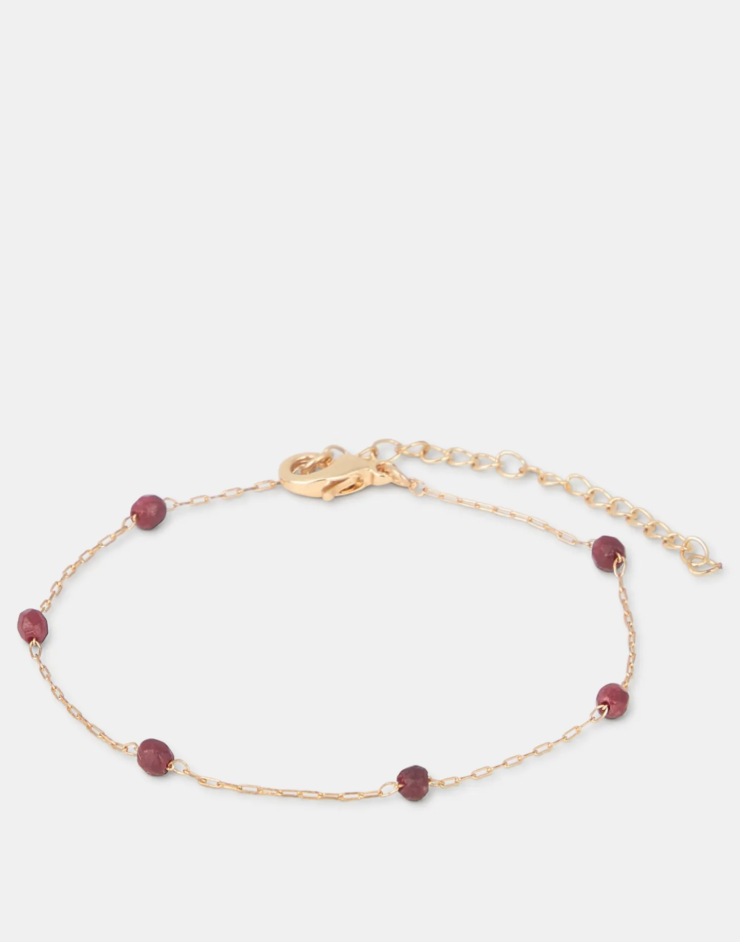 Natura Selection Bisutería>Pulsera Dorada Piedra Color